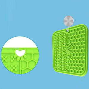Tapis à lécher pour animaux de compagnie, tapis à lécher en silicone pour chien, imperméable et antidérapant, tapis pour nourriture pour animaux de compagnie, ventouse en silicone pour chien - Product Image 5