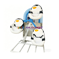 Manège Mini-Ferris Wheel Pingouin 3/5 Places en Promotion pour Parc d'Attractions – Attractions Mini-Ferris Wheel Intérieur/Extérieur pour Enfants