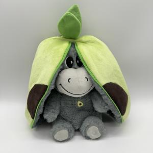 Peluche courte en coton PP rembourrée, avocat respirant, adorable poupée, hauteur réglable de 11 à 30 cm, jouet apaisant pour les jeunes, unisexe - Product Image 1