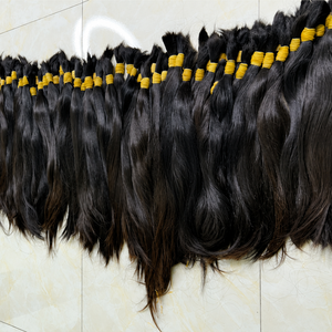 ผมแท้เวียดนามแบบ Remy  แบบเส้นเดี่ยว  แบบ Double Drawn สีดำธรรมชาติ  ต่อผมแบบ Virgin  มีทุกสีให้เลือก - Product Image 4
