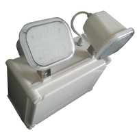 12W IP65 Wasserdichtes batterie betriebenes LED-Twin-Spot-LED-Not licht mit hohem Lumen