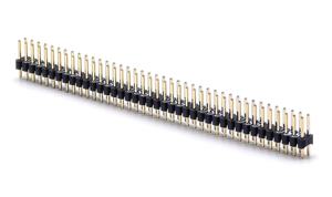 Doble fila 2,54mm Pitch Pin Header Straight SQ0.64mm H2.5mm 2*1P-2*40P USB colorido para aplicación de PCB - Product Image 2