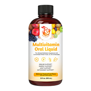 OEM ODM Multivitamin Oral <b>Liquid</b> with <b>Vitamin</b> A Helps Support a Strong Immune System Helps Support Natural Energy Support Memory - Product Image 1