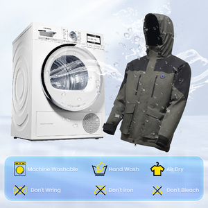 Sports <strong>Thin</strong> Smart Bluetooth <strong>Waterproof</strong> Electric Work Solar Winter Custom Heating <strong>Jacket</strong> for Men - Product Image 5