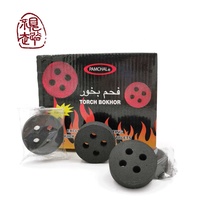 Comprimés de charbon de bois Shisha 50mm à allumage rapide de grande taille et à longue durée de combustion