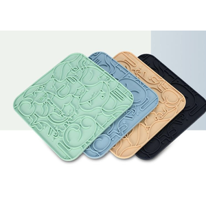 Anti-Verschlucken Langsam-Fress-Hundematte Leckmatte mit Filigranen Mustern Geistige Beschäftigung Futterspender für Schnellfresser - Product Image 5