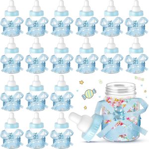 Baby Shower Blue <strong>Boy</strong> Pink Girl Gift Box Bottle Baby Shower Bottles Candy Box for Birthday <strong>Christening</strong> Gift Party - Product Image 5