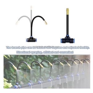 Free Bending Copper Mist Nozzle Universal <b>Spray</b> Nozzle Outdoor Cooling Backyard Garden Irrigation Sprinkler Misting System <b>Set</b> - Product Image 2