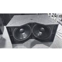 Système audio professionnel avec deux caissons de basses de 21 pouces, son professionnel pour événements intérieurs et extérieurs, basses de scène, vente en gros OEM