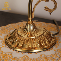 Jewellerytop Français Classique Éclairage Victorien En Laiton Lampe De Table Princesse De Luxe Lumières Fleur Lampe De Bureau Pour Chambre De Chevet