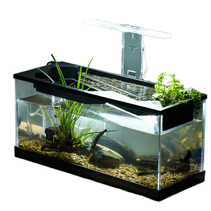 <span class=keywords><strong>Aquarium</strong></span> <span class=keywords><strong>de</strong></span> bureau carré en acrylique 5L ultra transparent moderne pour poissons d'eau salée avec pompe à eau Décoration intérieure - Product Image 1