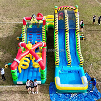 Parcours d'obstacles aquatiques gonflables pour adultes à louer pour les fêtes