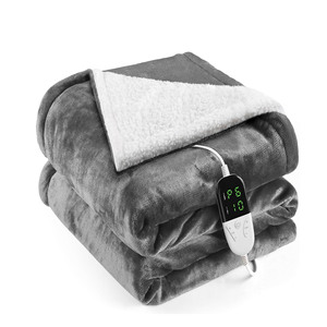 CUSTOM Hot Twin Queen Size Elétrica de Veludo Quente Cristal Mink Cobertores Aquecido Cobertores de Aquecimento Frio Elétrico para a Cama - Product Image 1