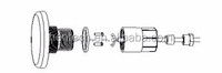 HT028C-P-T à LED IP68 Lumière sous-marine Lumières de piscine à LED pour piscine PC 12 Par 56 Spot de piscine ultra mince 80mm 100