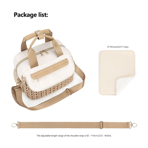Nouveau <span class=keywords><strong>sac</strong></span> <span class=keywords><strong>de</strong></span> <span class=keywords><strong>maternité</strong></span> matelassé brodé imperméable super léger pour poussette, <span class=keywords><strong>sac</strong></span> à main extérieur et <span class=keywords><strong>sac</strong></span> bandoulière grand format - Product Image 6
