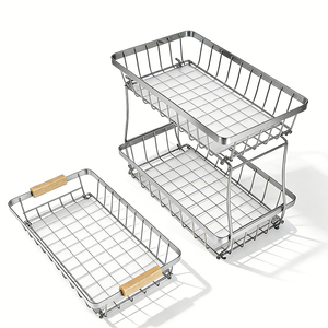 Cestino per <span class=keywords><strong>Frutta</strong></span> a 3 Livelli Fluxry per Esposizione da Tavola, Portafrutta Smontabile, Organizzatore per <span class=keywords><strong>Frutta</strong></span> e Verdura - Product Image 3