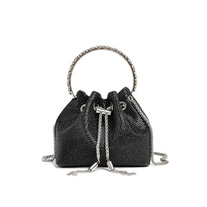 PLAYMAX - Bolso de Mano de Lujo Personalizado de Fábrica de Alta Calidad, con Cadena de Metal, Asa de Anillo, Cierre Magnético Clásico, Borla Brillante - Product Image 4