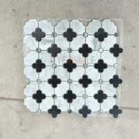 Carrelage en mosaïque carrée 3D, pierre polie, forme irrégulière, moderne, pour salle de bain, intérieur, résistant à l'eau
