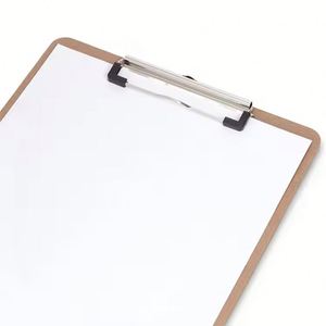 Customized Wooden Clipboards Hardboard Standard A4 Letter Size Wood Clip Boards Folder MDF Clipboard With Hanging <b>Hook</b> - Product Image 3