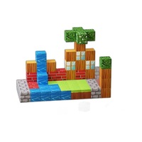Vente flash - Jeu de blocs de construction magnétiques éducatifs en plastique My World 2 cm - Puzzle
