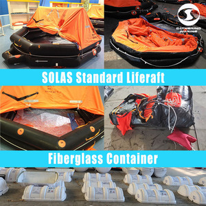 Balsa Salvavidas Inflable Estándar SOLAS para 6-35 Personas, para Uso Marino, Incluye Certificado IACS - Product Image 1