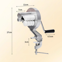 Machine à pâtes italienne manuelle de petite taille pour la cuisine domestique