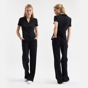 Ensemble de blouses médicales YUHONG Premium extensibles, antibactériennes, respirantes, à séchage rapide, pour hôpital, clinique, infirmières, coupe moderne - Product Image 1