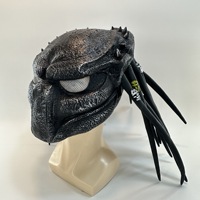 Masque en latex Alien War Predator, accessoires de cosplay pour Halloween, casque