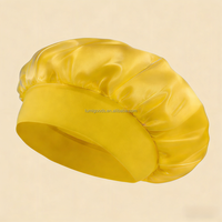 Bonnet de nuit en satin pour femmes, bonnet de nuit en soie, bonnet de nuit élastique, bonnet de nuit en satin, bonnet de nuit élégant et soyeux