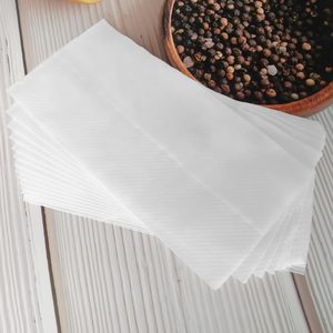 Bột giấy nguyên chất 1-ply có thể gập lại bữa ăn tối <span class=keywords><strong>v</strong></span>à Cocktail Khăn ăn 33*17cm gói phong cách serviettes trong giấy định dạng 1 ply <span class=keywords><strong>v</strong></span>ới phong cách túi - Product Image 1