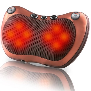 Intelligent U-shaped Heating Massage Pillow Kneading Massager for Cervical Spine Shoulder <b>Back</b>-Plug-in Electric <b>Protector</b> - Product Image 6