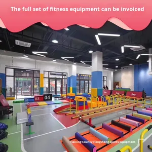 สนามเด็กเล่นในร่ม JIN GUANCHENG ชุดสมบูรณ์แบบ วัสดุ PVC PU ฟองน้ำ สำหรับใช้งานเชิงพาณิชย์ ไม่ต้องสูบลม รับน้ำหนักได้ 100-500 กิโลกรัม - Product Image 3