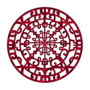 Suministro de fábrica, platos de porcelana de hueso de cerámica antigua de estilo europeo rojo, plato de fruta de postre de bistec barato para servir en el hogar - Product Image 1