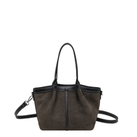 Kleine niche Vintage Me-ladin Frosted PU handtas voor dames Herfst High-end Luxe Casual Veelzijdige Open Schouder Crossbody Tas