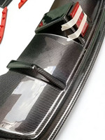 Nouveau pour CLA45 CLA220 CLA250 CLA260 W117 C117 Kit carrosserie en fibre de carbone avec diffuseur arrière d'échappement, lèvre de pare-chocs, spoiler