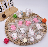 KJKJ Jouet Animal Squishy Patte de Biscuit Donut Anti-Stress Mini à Remontée Lente en TPR Mochi pour Soulagement du Stress et de l'Anxiété Personnalisé 5-7 Ans