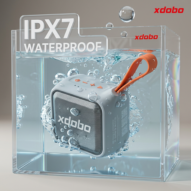 Top Sales XDOBO Prince 1995II Mini 12W Outdoor Blue Tooth Speaker Subwoofer IPX7 Waterproof Portable Small Speaker for Phone