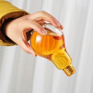 Hot bán 500ml ánh sáng bóng đèn rõ ràng <span class=keywords><strong>Glass</strong></span> đồ uống chai với vít cap - Product Image 4