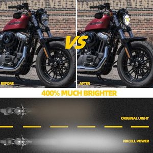 <span class=keywords><strong>ไฟ</strong></span>หน้า LED แบบชุดติดตั้งขนาด 5.75 นิ้ว รุ่นใหม่ พร้อมตัวเรือนไฟสีฟ้าสำหรับวิ่งกลางวัน และไฟสูง/ต่ำ อุปกรณ์เสริมสำหรับรถจักรยานยนต์แบบอเนกประสงค์ - Product Image 3
