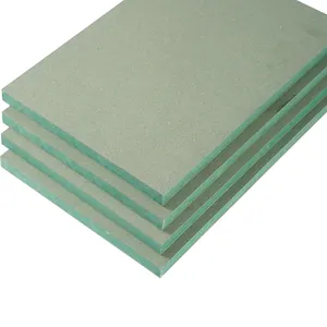 Verde 3Mm 6Mm 16Mm 12Mm 15Mm 18 Mm a prueba de humedad impermeable resistente a la humedad MR MDF tablero para muebles