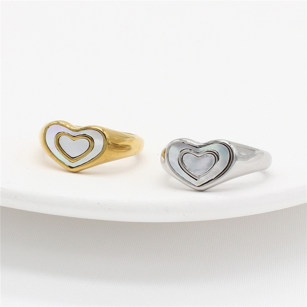 Anillo De Amante Femenino De Doble Corazón Regalo De San De Anillo De Amante Femenino De Doble Corazón Regalo De San De
