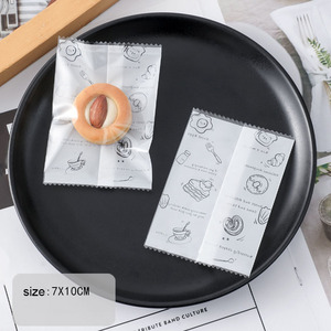 Bolsa OPP PET transparente mate de grado alimenticio de 7x10cm, sello lateral trasero para embalaje de aperitivos, galletas, jaleas, fideos, ensaladas de <span class=keywords><strong>Sushi</strong></span>, chicles - Product Image 4
