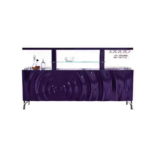 Italian Luxury Automatic Lifting Wine <b>Cabinet</b> Modern Mechanical Solid Wood Storage Sideboard for Villa and Mansion Bar Ze-00601 - Product Image 6