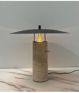 Nordique postmoderne grotte Arts ton marbre <span class=keywords><strong>lampe</strong></span> de table luxe designer art salon chambre chevet trou pierre <span class=keywords><strong>lampe</strong></span> de table - Product Image 3