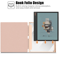 Étui ultra fin pour tablette E-Ink BOOX Note Air3 C/Note Air 3 10,3 pouces, noir et blanc, EPaper 2023 - Cuir PU premium, léger