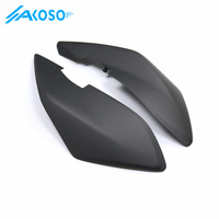 AKOSO 3K 3*3 accessoires de moto en Fiber de carbone siège arrière avec panneau latéral d'accoudoir pour Ducati Hypermotard 950 2019 +