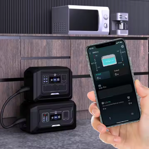 S1 2000W Smart UPS EU <b>Solar</b> Power Station Fast <b>Charging</b> <b>Solar</b> Generator Pure Sine Wave Power Bank for Home Backup/Camping S1 Lif - Product Image 1