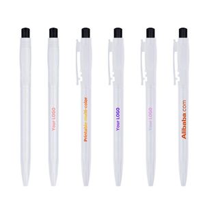 Bolígrafo de Estilo Simple, Plástico, con Impresión de Logotipo Personalizado, Multicolor, para Oficina, Escuela y Negocios - Product Image 4