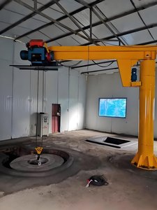 CE Certified Professional Manufacturer Pillar Jib Crane 5 Ton Customized Design Floor Mounted 360. Electric Coverage <b>Hoisting</b> Sl - Product Image 5