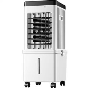 <span class=keywords><strong>Refroidisseur</strong></span> <span class=keywords><strong>d</strong></span>'<span class=keywords><strong>air</strong></span> électrique portable avec télécommande, 3 vitesses, pulvérisation à grande vitesse, fonctionnement <span class=keywords><strong>silencieux</strong></span> et minuterie pour le bureau et la maison - Product Image 1